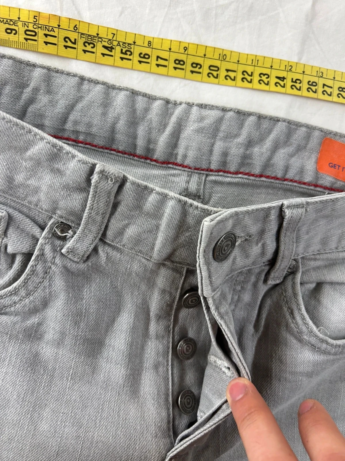 Jean slim gris Jules taille W26 L34 – photo 8